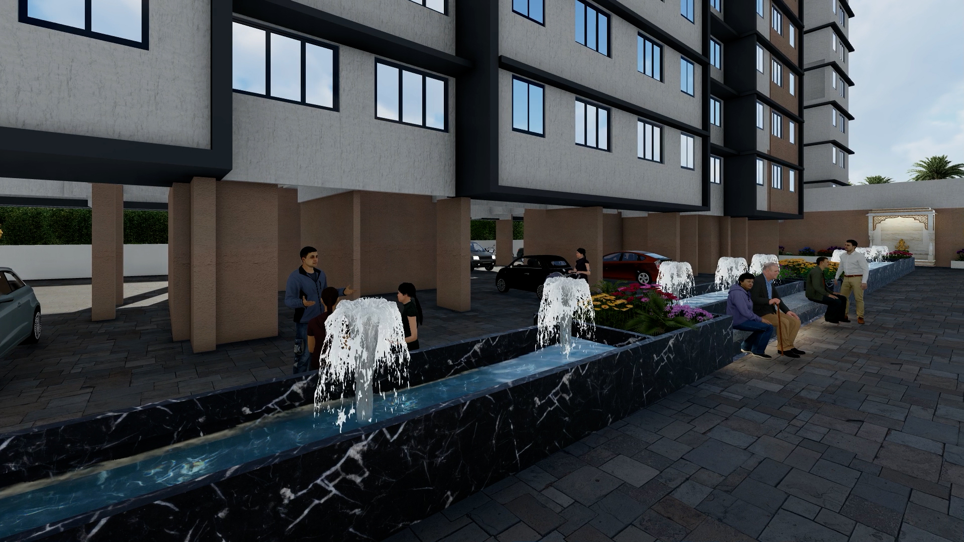 Fountain Sitout Area